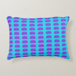 Fun Popcorn Anime Futuristic Space Accent Pillow