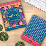 Fun Pretty Floral Explore Cheerful Inspirivity Planner<br><div class="desc">This pretty Inspirivity Explore floral customisable planner is the perfect way to stay organised each day. The colourful and inspirational artwork makes a great personalised gift for family, friends, coworkers or teachers. Get one for yourself to stay organised all year long. These planners are great for those who participate in...</div>