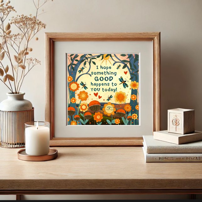 Fun Pretty Something Good Quote Inspirivity Poster (Creator Uploaded)