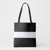 Fun Professional Wide Black White Nautical Stripes