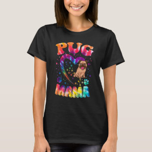 Fun Pug Mama Pet  Apparel Dog Pug Mom Present 1 T-Shirt