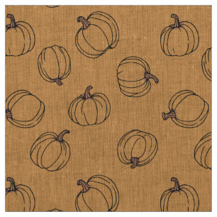 Fun Pumpkins Orange Fabric