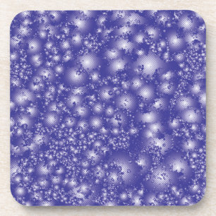 Fun PURPLE Abstract Ink Super Splash pattern Coaster