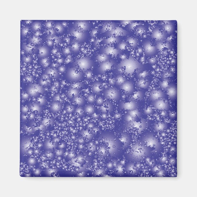 Fun PURPLE Abstract Ink Super Splash pattern Magnet (Front)