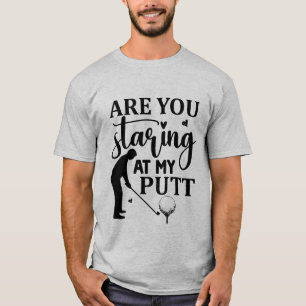 Fun putt word art sports golf T-Shirt