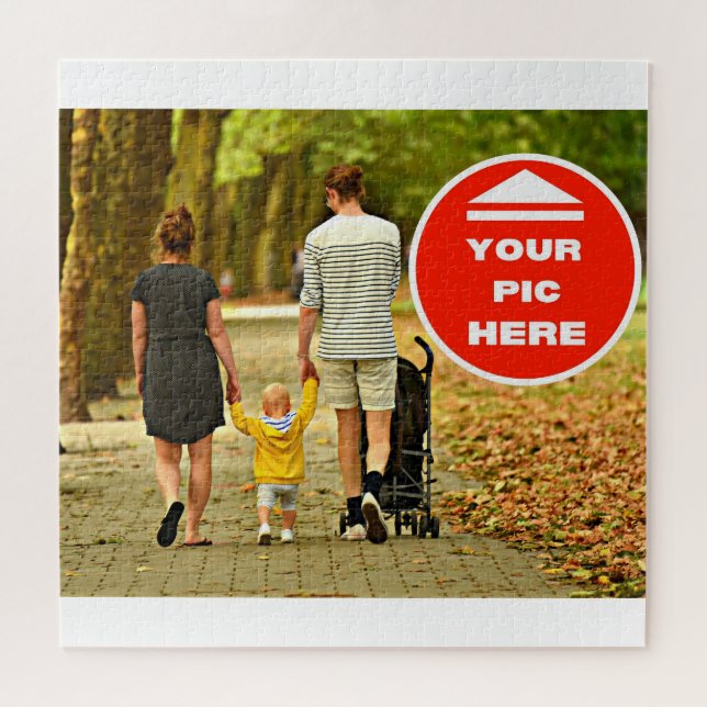 Fun! Puzzle - Personalised - 20" x 20", 676 pieces (Horizontal)