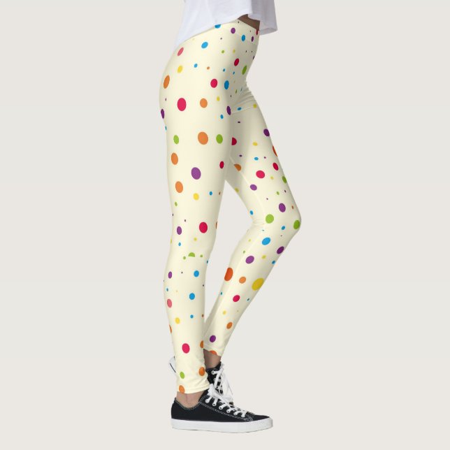 Fun quirky polka dots leggings (Right)
