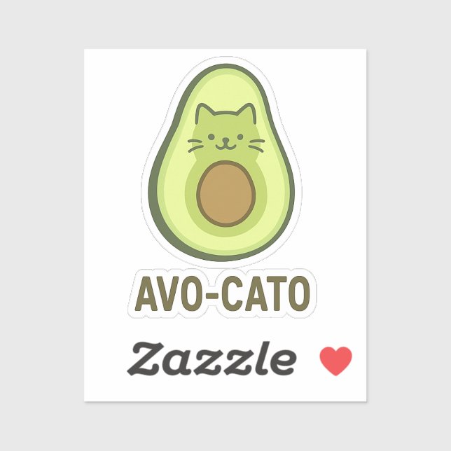 Fun Quote Saying Avo Cato Humour Cat Avocado  (Sheet)