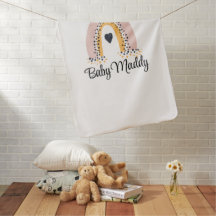 Fun Rainbow Cosy Baby Blanket