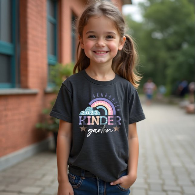 Fun Rainbow Graduated Kindergarten Class of 2022 Tri-Blend Shirt (Fun Rainbow Graduated Kindergarten Class of 2022 Tri-Blend Shirt)