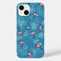 Fun rainy umbrella pattern nature lover