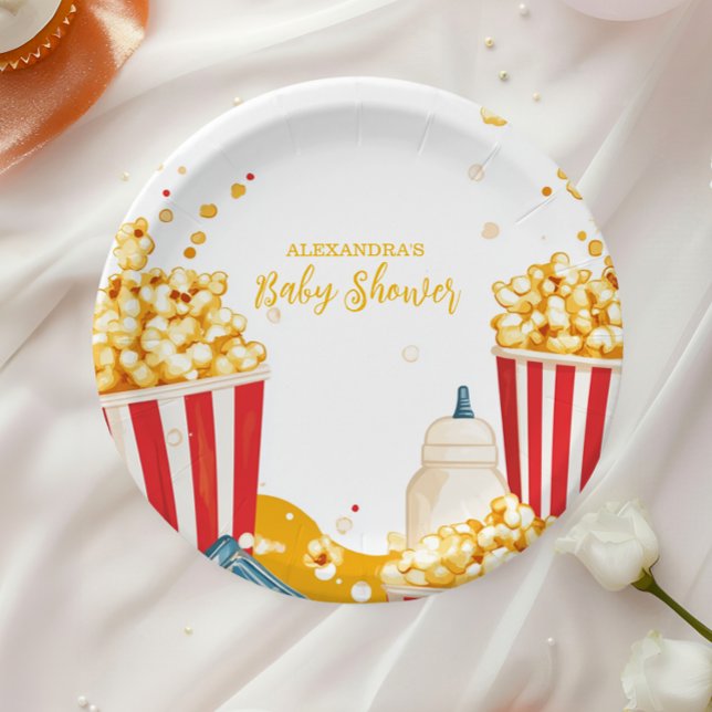 Fun Ready to Pop Baby Shower Paper Plate (Creator Uploaded)