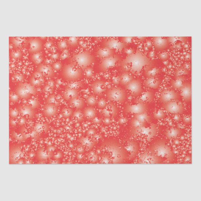 Fun RED Abstract Ink Super Splash pattern Tissue Paper (Front)
