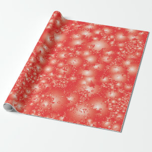 Fun RED Abstract Ink Super Splash pattern Wrapping Paper