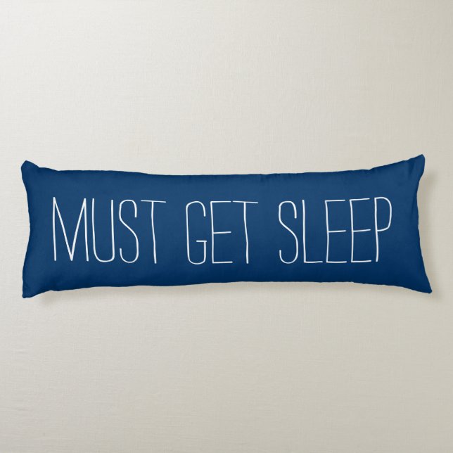 Fun & Relaxing Blue and White Must Get Sleep Body Cushion (Back)