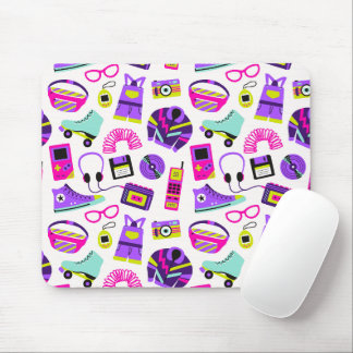 Fun retro 90s nostalgia – Y2K tech and clothing Mouse Pad