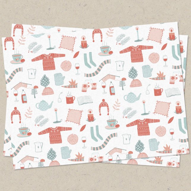 Fun Retro Christmas Tissue Paper (Creator Uploaded)