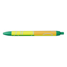 Fun Retro Circles Loops Yellow Green Orange Pen