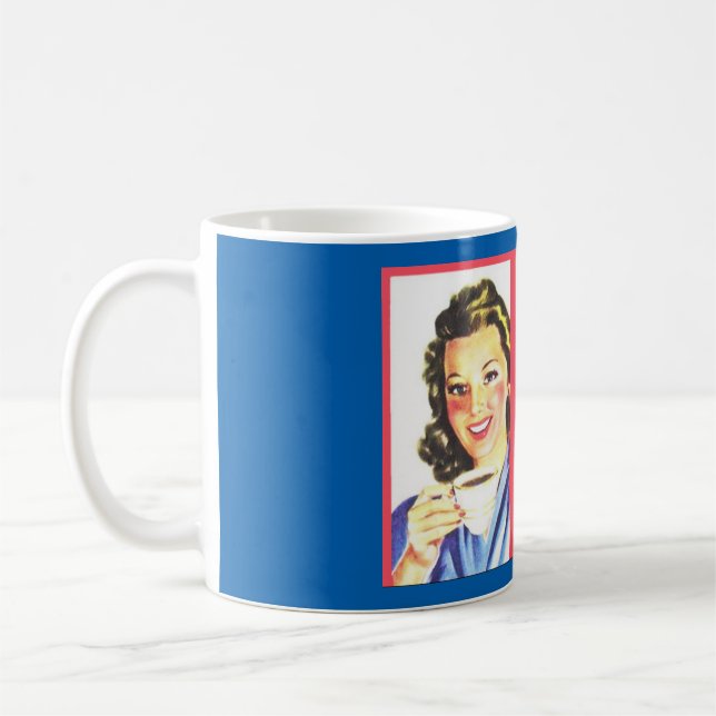 Fun Retro Coffee Mug (Left)