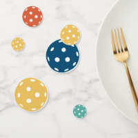 Fun Retro Colours Pickleball Birthday Party