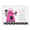 Fun Retro Kitchen Bridal Shower Invitation pink