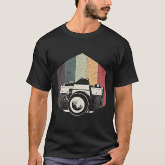 Fun Retro Look Camera Gift Design For Photographer T-Shirt