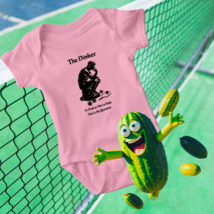 Fun Retro The Dinker Pickleball  T-Shirt Baby Bodysuit