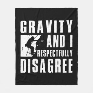 Fun Rock Climbing Art For Men Women Bouldering Cli Fleece Blanket