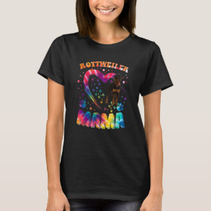 Fun Rottweiler Mama Pet Dog Rottweiler Mum Presen T-Shirt