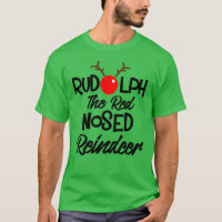 Fun Rudolph The Red Nosed Reindeer Xmas Graphic