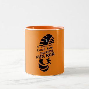 Fun Run Event Cause Charity Promotion Prize Award Two-Tone Coffee Mug