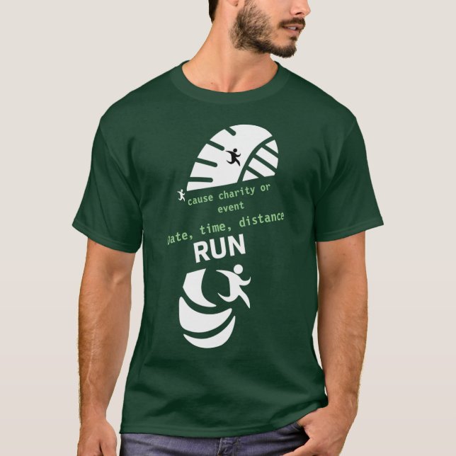 Fun Run Event Cause Charity Promotion Prize Two-To T-Shirt (Front)