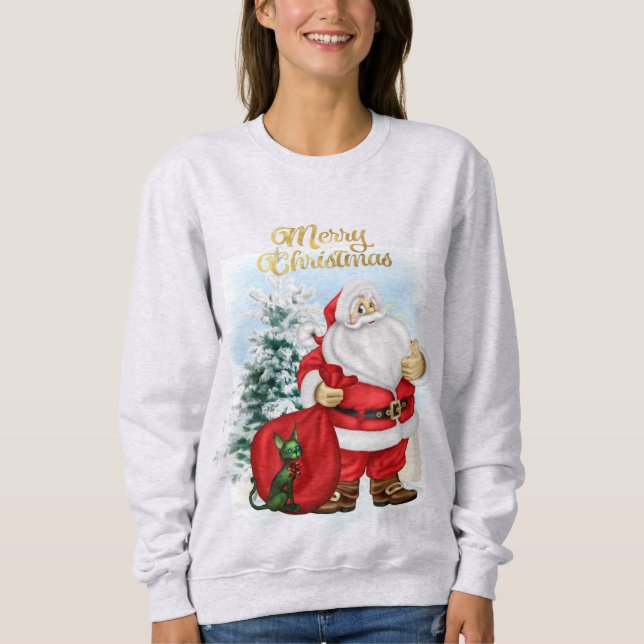 Fun Santa Claus Sweatshirt (Front)