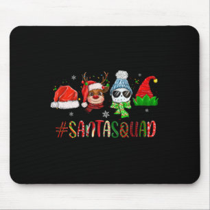 Fun Santa Squad Family Matching Christmas Pajama P Mouse Pad