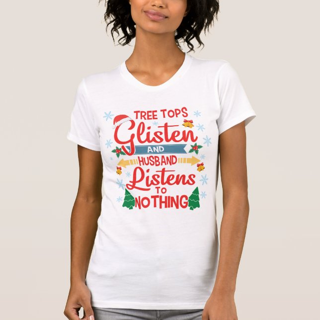 Fun sarcastic Christmas family matching T-Shirt (Front)
