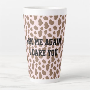 Fun Sarcastic Quote Teacher Large Latte Mug