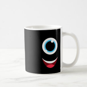 Fun Scary Monster Eyeball Face Easy Halloween Cost Coffee Mug