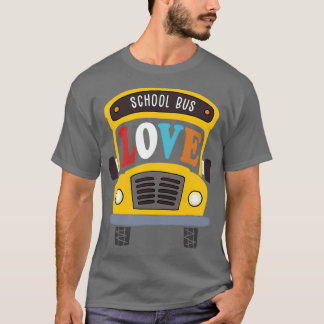 Fun School Bus Driver Gift Design Idea Yellow Bus  T-Shirt