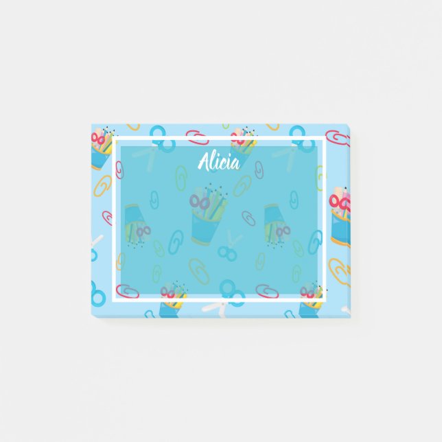 Fun School Theme Post-it Notes (Front)