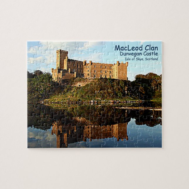 Fun Scottish MacLeod Clan's Dunvegan Castle Puzzle (Horizontal)