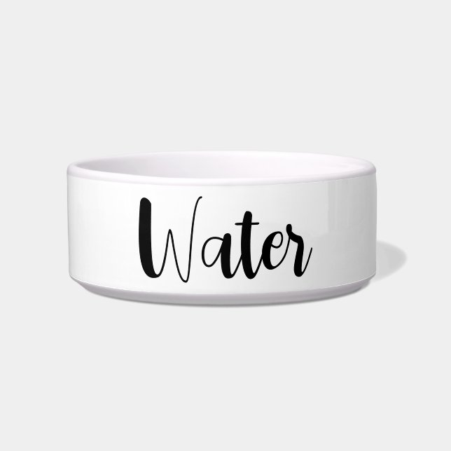 Fun script pet water bowl (Front)