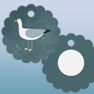 Fun Seagull Favour Tags