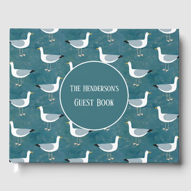 Fun Seagull Guest Book (Front)