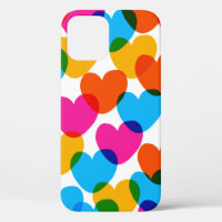 Fun seamless vintage love heart background in pret