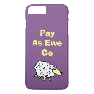 Fun Sheep Design Pay As Ewe Go! Case-Mate iPhone Case