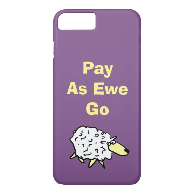Fun Sheep Design Pay As Ewe Go! Case-Mate iPhone Case (Back)