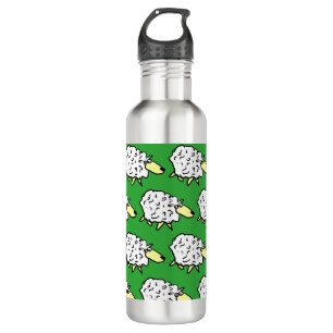 Fun Sheep in a Cartoon Style 710 Ml Water Bottle
