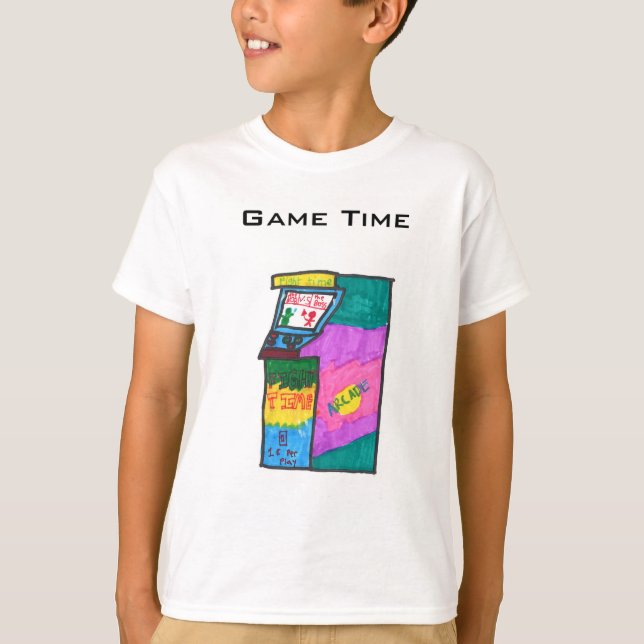 fun shirt for a gaming day or for school (Front)