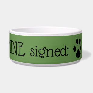 Fun Signed Pet