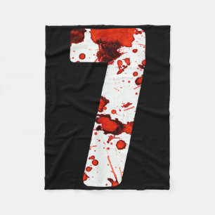 Fun Six Seven 6 7 Meme Design Couples Halloween Ho Fleece Blanket